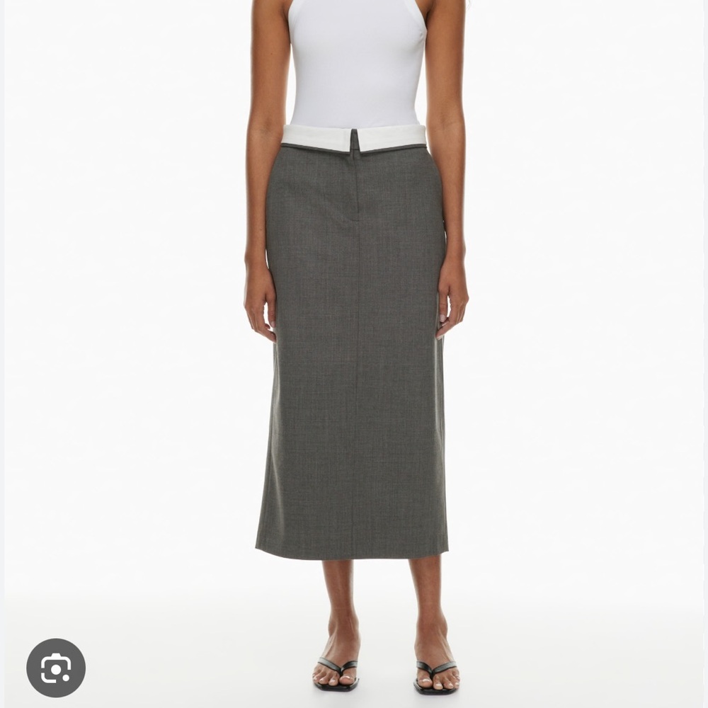 Aritzia Gray Pencil Skirt